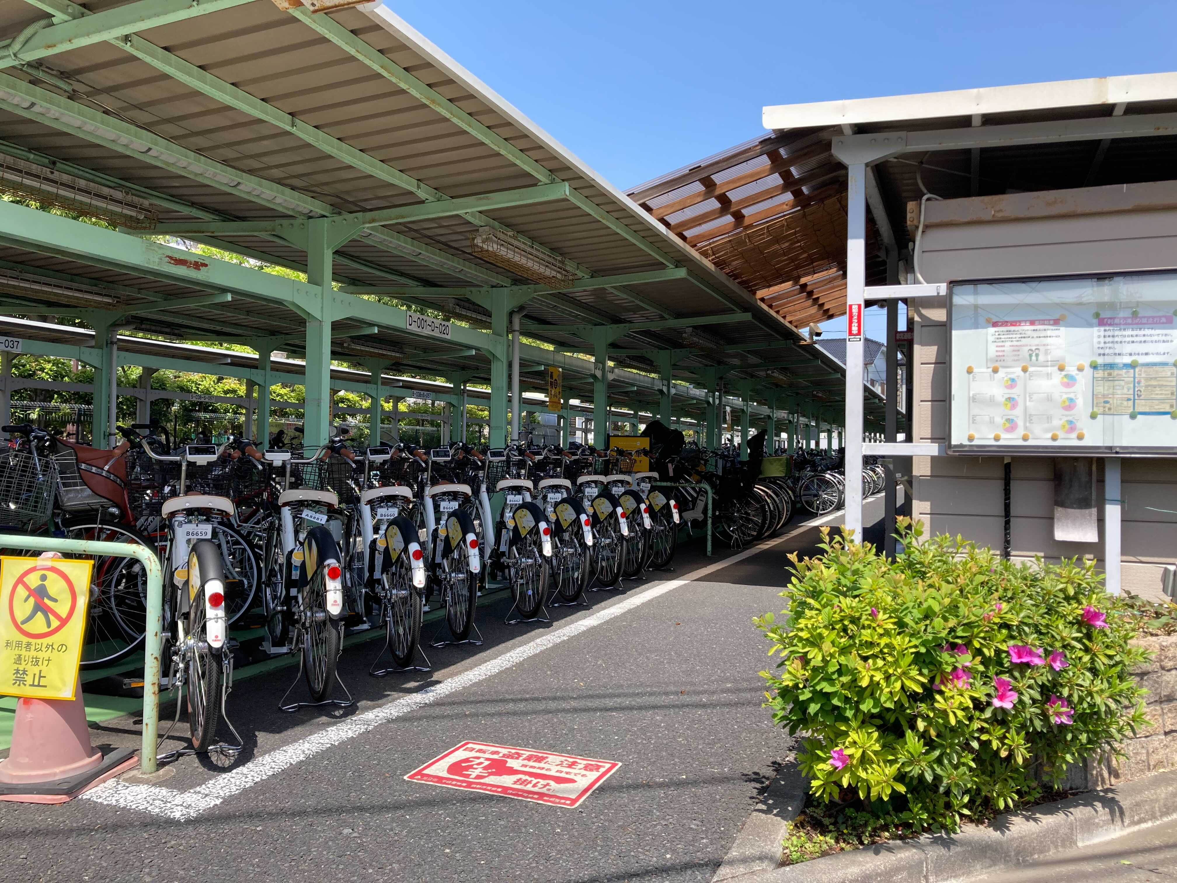 竹の塚西自転車駐車場